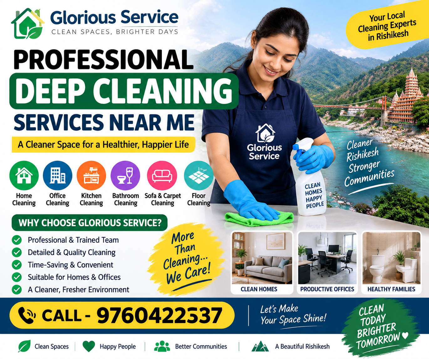 Professional Deep Cleaning Services | Call - 9760422337